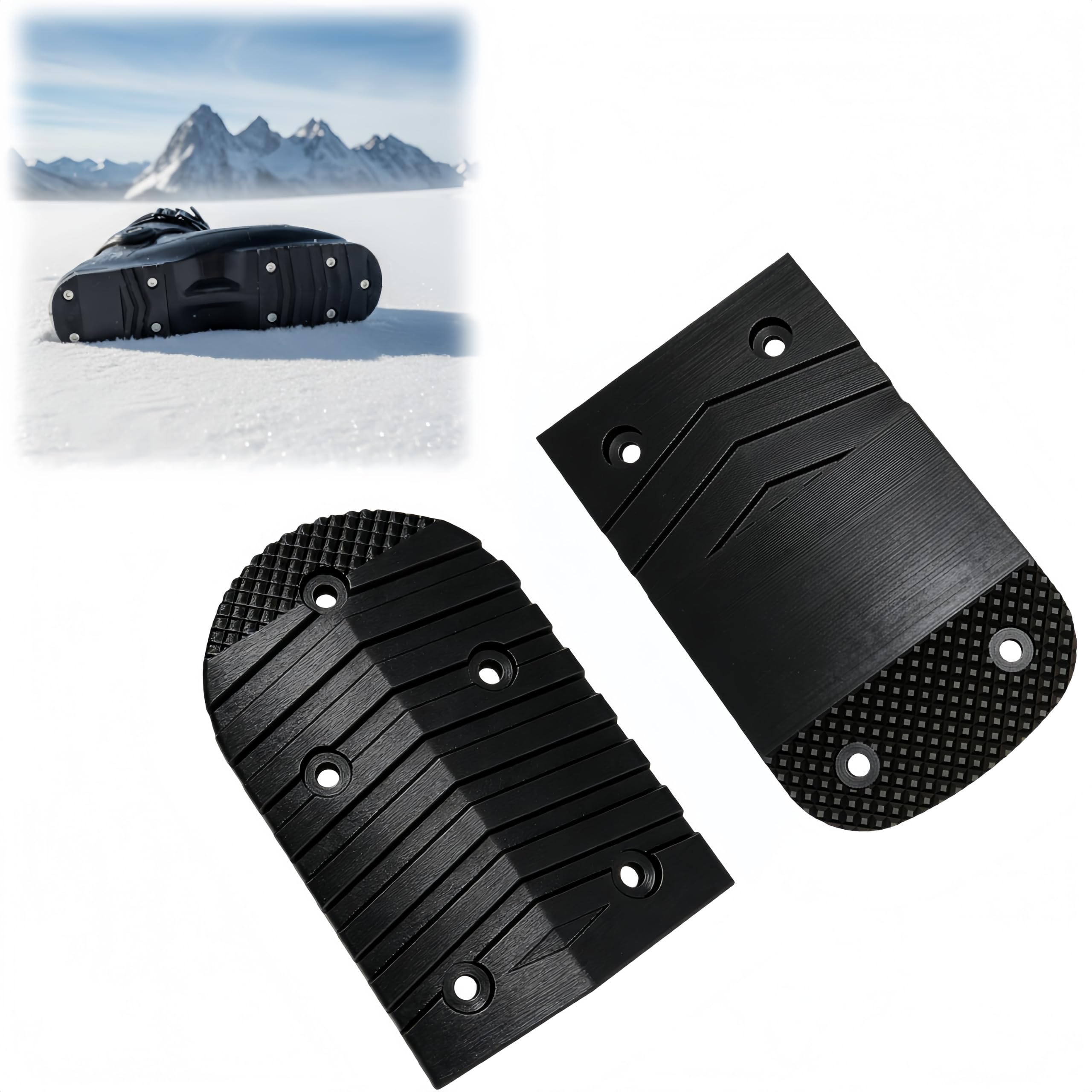 Salomon S/RACE ブーツ用 部品（バックル、ビス、フットベッド等） Replacement Heel and Toe Plates for Salomon Symbio Ski Boots with